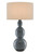 Currey and Company - 6000-0676 - One Light Table Lamp - Cymbeline - Steel Blue/Antique Brass
