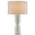 Currey and Company - 6000-0794 - One Light Table Lamp - Linz White Table Lamp - White