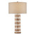 Currey and Company - 6000-0824 - One Light Table Lamp - Tia - White/Natural