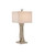 Currey and Company - 6000-0919 - One Light Table Lamp - Driftwood - Whitewash