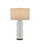 Currey and Company - 6000-0965 - One Light Table Lamp - Glebe - White/Beige/Light Blue/Antique Brass