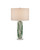Currey and Company - 6000-0966 - One Light Table Lamp - Zowan - Green/Cream/Clear