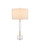 Currey and Company - 6000-0971 - One Light Table Lamp - Deville - Clear/Antique Brass