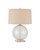 Currey and Company - 6000-1007 - One Light Table Lamp - Zebulon - Clear with Gold Speckles/Contemporary Gold Leaf