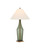 Currey and Company - 6000-1010 - One Light Table Lamp - Olive - Green/Antique Brass