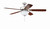 Twist N Click 1 Light 52" Ceiling Fan (TCE52BNK5C1-C)