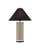 Currey and Company - 6000-1036 - One Light Table Lamp - Nebulon - Natural/Black