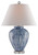 Currey and Company - 6224 - One Light Table Lamp - Malaprop - Blue/White/Clear