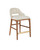 Currey and Company - 7000-0722 - Counter Stool - Inga - Morel Brown/Brushed Brass