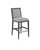 Currey and Company - 7000-0922 - Bar Stool - Santos - Vintage Navy/Satin Brass