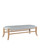 Currey and Company - 7000-1002 - Bench - Melanie - Blonde Ash Wood