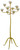 Currey and Company - 8000-0045 - Nine Light Floor Candelabra - Agave Americana - Clear/Dark Contemporary Gold Leaf