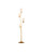 Currey and Company - 8000-0152 - Four Light Floor Lamp - Rossville - Contemporary Gold Leaf/Frosted White