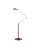 Currey and Company - 8000-0162 - LED Floor Lamp - Libretto - Antique Brass/Brownish Red