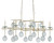 Currey and Company - 9000-0060 - Eight Light Chandelier - Sethos - Clear/Silver Granello