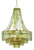 Currey and Company - 9000-0147 - Seven Light Chandelier - Vintner - Green/Contemporary Gold Leaf