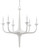 Currey and Company - 9000-0255 - Six Light Chandelier - Albion - Gesso White