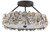 Oyster Shell Three Light Semi-Flush Mount (9000-0265)