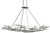 Currey and Company - 9000-0367 - 14 Light Chandelier - Rainforest Collection - Silver Leaf