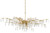 Currey and Company - 9000-0438 - Eight Light Chandelier - Forest Dawn - Washed Lucerne Gold/Natural