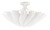 Currey and Company - 9000-0466 - Three Light Semi-Flush Mount - Hadley - Gesso White