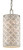 Currey and Company - 9000-0490 - One Light Pendant - Ellison - Natural/Antique Silver Leaf