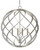 Currey and Company - 9000-0507 - Four Light Chandelier - Roussel - Contemporary Silver Leaf