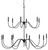 Currey and Company - 9000-0654 - 15 Light Chandelier - Tirrell - Antique Black