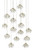 Crystal Bud 15 Light Pendant (9000-0670)