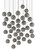 Currey and Company - 9000-0687 - 36 Light Pendant - Giro - Blue/Nickel/Silver