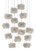 Currey and Company - 9000-0698 - 15 Light Pendant - Birds Nest - Clear/Silver