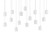 Dove 15 Light Pendant (9000-0713)