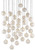Currey and Company - 9000-0722 - 36 Light Pendant - Finhorn - Natural/Silver