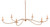 Saxon Six Light Chandelier (9000-0757)