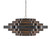 Currey and Company - 9000-0775 - Six Light Chandelier - Bailey - French Black/Contemporary Gold Leaf