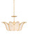 Currey and Company - 9000-0776 - Three Light Chandelier - Bebe - Contemporary Gold Leaf/Clear