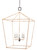 Currey and Company - 9000-0871 - Five Light Lantern - Denison - Natural/Molé Black