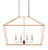 Currey and Company - 9000-0874 - Six Light Lantern - Denison - Natural/Molé Black