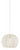 Currey and Company - 9000-0909 - One Light Pendant - Piero - Sugar White/Silver