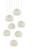 Piero Seven Light Pendant (9000-0911)