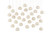 Currey and Company - 9000-0914 - 30 Light Pendant - Piero - Sugar White/Silver