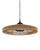 Currey and Company - 9000-0921 - Five Light Chandelier - Maldives - Natural/Satin Black
