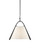 Currey and Company - 9000-0951 - One Light Pendant - Frey - Satin Black/Off-White