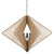 Currey and Company - 9000-0965 - Three Light Chandelier - Shizen - Natural/Hiroshi Gray
