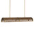 Currey and Company - 9000-0967 - Five Light Chandelier - Woodbine - Chestnut/Brass