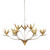 Currey and Company - 9000-0973 - Nine Light Chandelier - Paradiso - Contemporary Silver Leaf/Contemporary Gold Leaf/Contemporary Gold