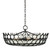 Currey and Company - 9000-0991 - Six Light Chandelier - Augustus - Clear/Satin Black
