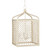 Currey and Company - 9000-0994 - Four Light Lantern - Wanstead - Hand-painted Glass/Brass