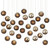 Currey and Company - 9000-1017 - 30 Light Pendant - Pathos - Charcoal/Antique Silver/Antique Gold/Silver