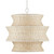 Currey and Company - 9000-1084 - Nine Light Chandelier - Phebe - Bleached Natural/Vanilla